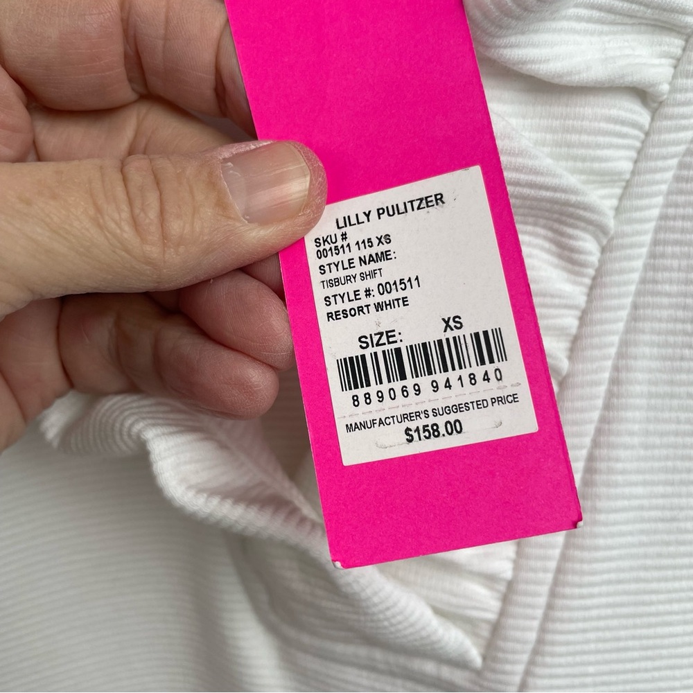 Lilly Pulitzer White Tisbury Shoft Dress NWT - Picture 9 of 12